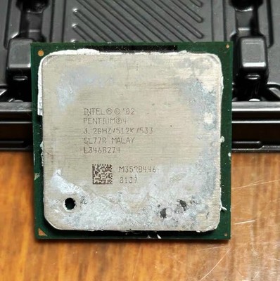Intel Pentium 4 CPU SL77R 3.2GHz 512KB 533MHz 478 processor .Testing