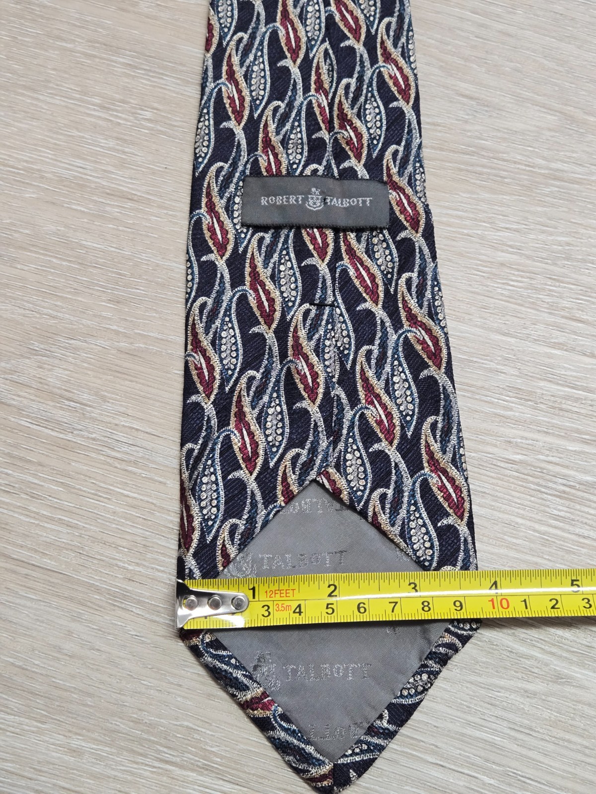 Robert Talbott Silk Tie Classic Width Paisley Pat… - image 5