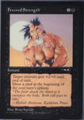 Fevered Strength (Foaming at Mouth) - Alliances: #50b, MTG Lp C329