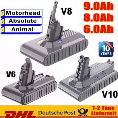 9,5Ah Für Dyson V6 V8 V10 Batterie SV11 Motorhead Animal Pro Trigger Ersatz Akku