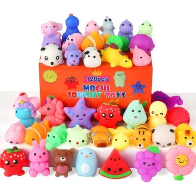 30 Pack Squishy Toys - Kawaii Squishies for Kids, Treasure Box Toys