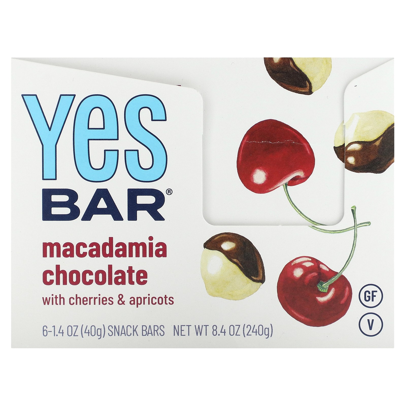 Snack Bar Macadamia Chocolate 6 Bars 14 oz 40 g Each 3290₽