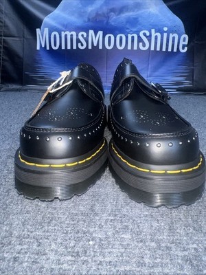 Dr. Martens Ramsey Quad Stud Mens 14 Monk Strap Creeper