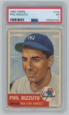 Phil Rizzuto 1953 Topps PSA 1 #114 New York Yankees