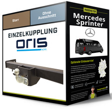 Starre Anhängerkupplung für MERCEDES Sprinter 06-18 Kasten/Kombi/Bus Oris NEU