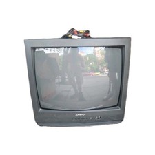 Sanyo ds19330 19" CRT AV Inputs/ Coax, Great Working Gaming Television TV. NICE