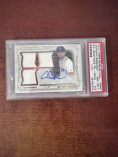 2015 Topps Museum Collection Anthony Ranaudo Gold /25 Auto Swatch Triple PSA 8.5