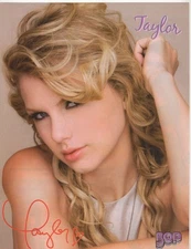 Taylor Swift portrait pinup Bop mag page Katy Perry photo picture clippings pix