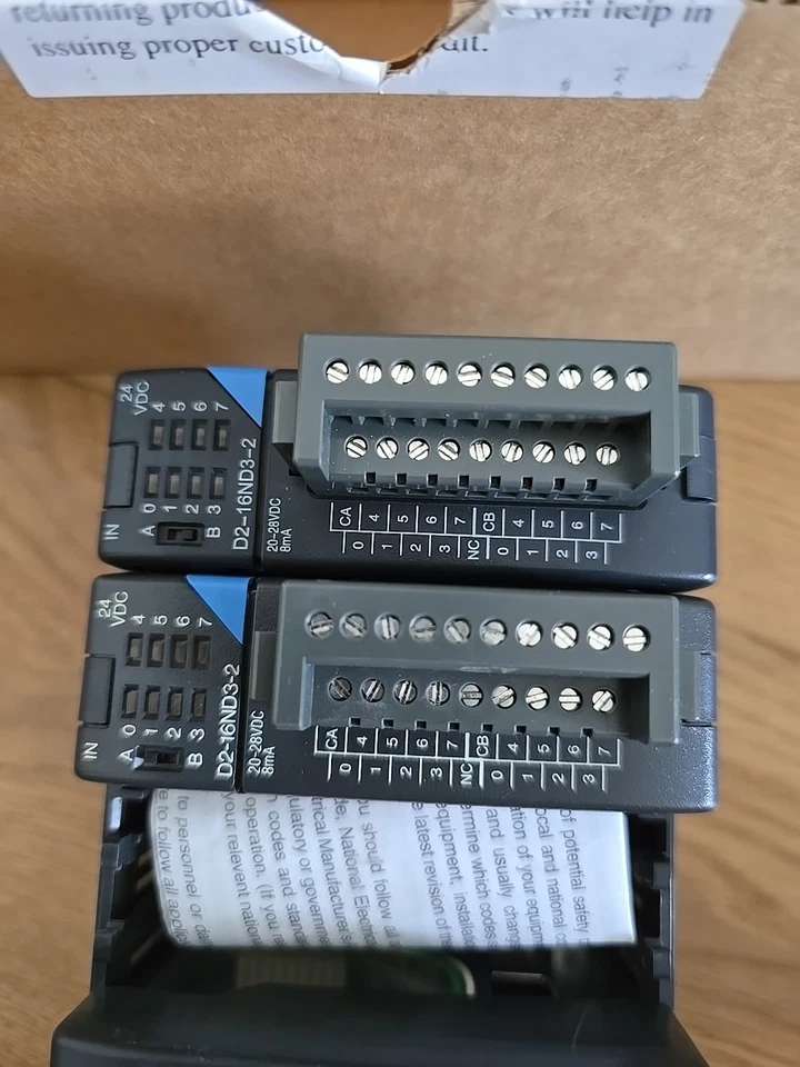 PLC Koyo DirectLogic 205 D2-03B with  2  D2-16ND3-2 Modules NEW FREE SHIPPING  - Image 3 of 4