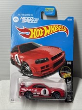Hot wheels 1/64 🇨🇵 need for speed Nissan Skyline Gt-r R34 #3/10 de 2016