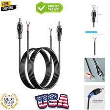 RCA to Speaker Wire Adapter, Speaker Bare Wire Cables to RCA Plugs Adapter Re...
