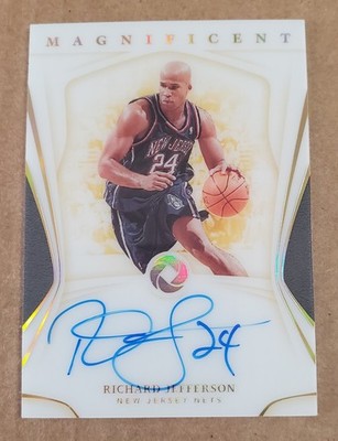 2019-20 Opulence Richard Jefferson Holo Gold Auto /5 *Via 2024 National Treasure