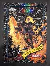 2025 Marvel Topps Chrome #183 Ghost Rider Spider Web Refractor /399