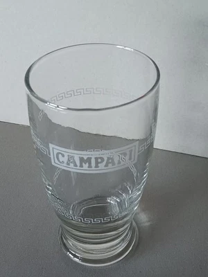 Vintage Campari Glas Mäander *#k1 - Bild 1 von 4