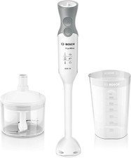 Bosch ErgoMixx Hand Blender with Mini Chopper & Beaker 600W - White MSM66020GB