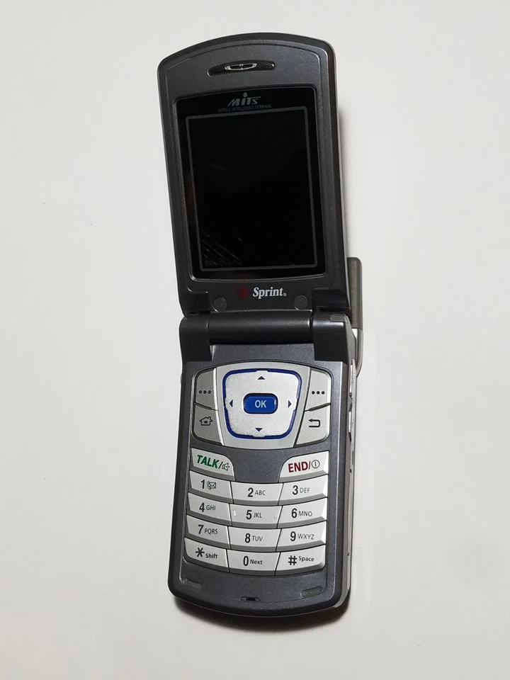 Teléfono Ultra Raro Vintage Coleccionistas Sprint PCS Samsung SCH-i600 Abatible Doble Banda Foto 3 de 4