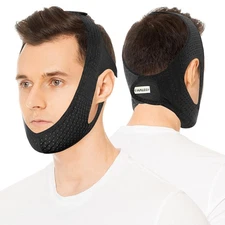 Chin Strap for Sleeping Comfortable Stop Snoring Solution, Snore Stopper Adju...