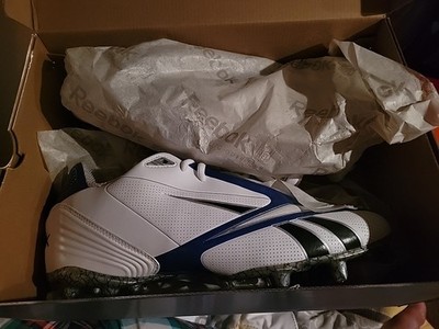 Reebok Pro Burner Spd III Low M3 Size 10 White/Dark Royal