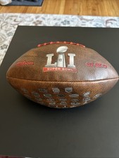 Wilson NFL Fútbol Super Bowl LI 51 Pasado Super Bowl Logotipos Patriots Falcons 2017