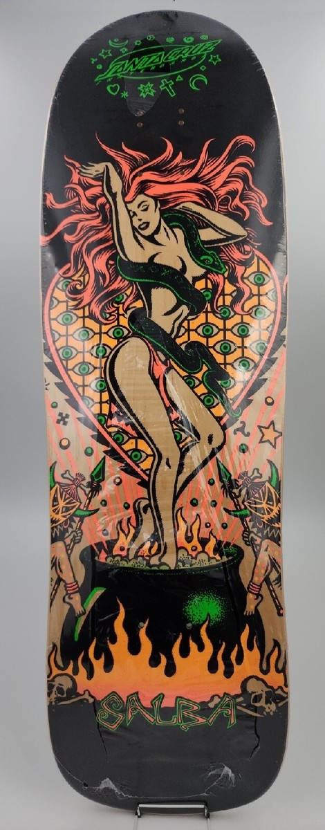 Santa Cruz Salba Wich Doctor ゴールドデッキ 10.4in Salba Witch Doctor Reissue Santa Cruz Skateboard Deck