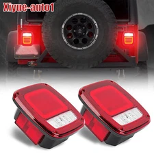 LED Tail Lights Reverse Brake License Plate for Jeep Wrangler TJ YJ CJ 1979-2006