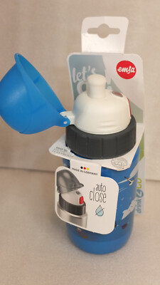 EMSA Light Steel 0,4L Pinguin Kids Trinkflasche auto close Edelstahl Drink2Go