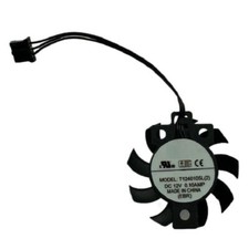 T124010SL 2 DC12V 0.10A 3-wire Cooling Fan 37x37x14mm