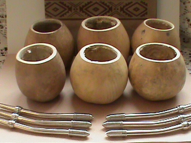 1PCS MATE GOURD (CUP) TO DRINK YERBA MATE NATURAL COLOR