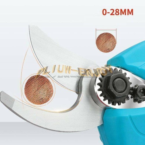 28mm Branch Cutter Trimmer Electric Garden Pruning Shears Scissors Tools Kit NEW - Picture 6 of 10