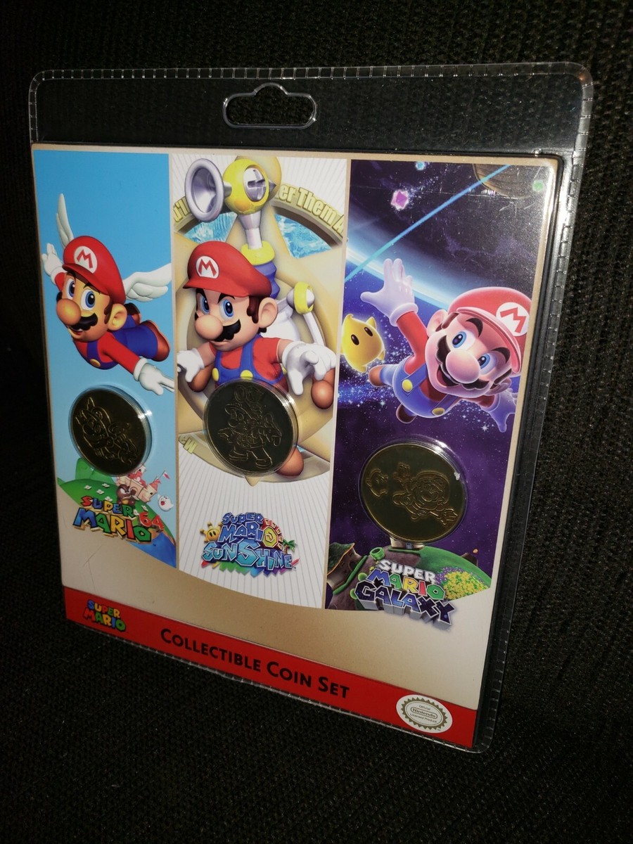 Official Nintendo Super Mario 3D All Stars Collectible Coin Set