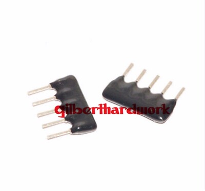 50pcs 5P Network Resistor Array A05-102 1K A102 2.54MM Pin SIP-5 #T9