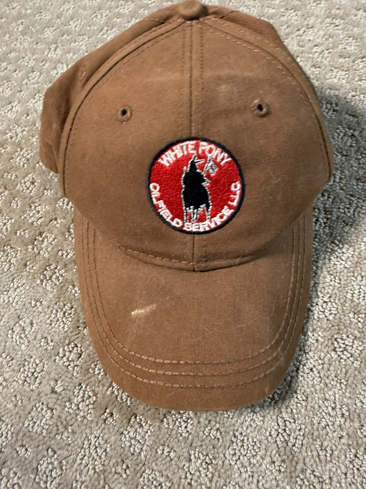 Cappello berretto White Pony Oilfield Services LLC Dri Duck Killdeer North Dakota