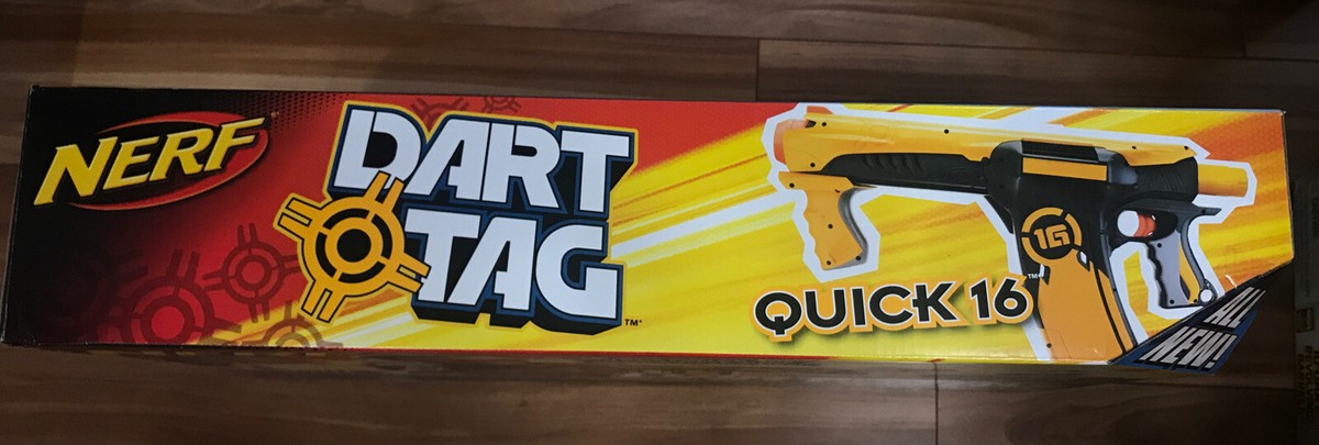 Hasbro NERF Dart Tag QUICK 16 Blaster with 16 Pcs Darts. NIB | eBay