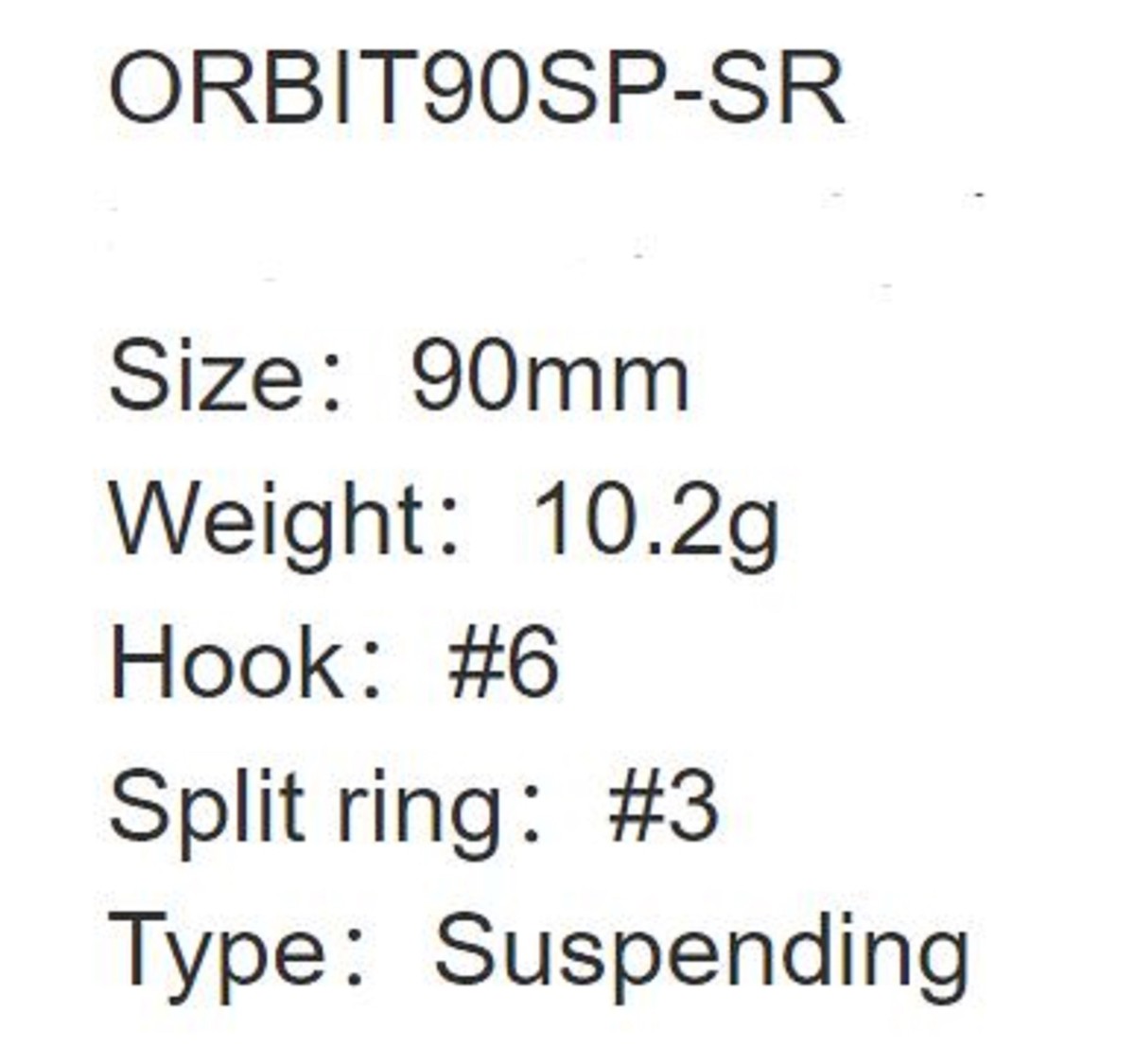 Leurre Suspend Zipbaits Orbit 90 SP SR – 90mm 10,2g – Coloris 979 – Silencieux
