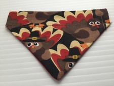 Thanksgiving XX Small Over the Collar Dog / Cat Bandana Pet Fashion Accessory