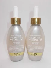 OGX Organix Youth Enhancing Rejuvenating Elixir  Sake Essence x2 NEW