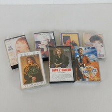 Lot of 7 Female Country Music Cassettes Trisha Yearwood Martina McBride kd lang