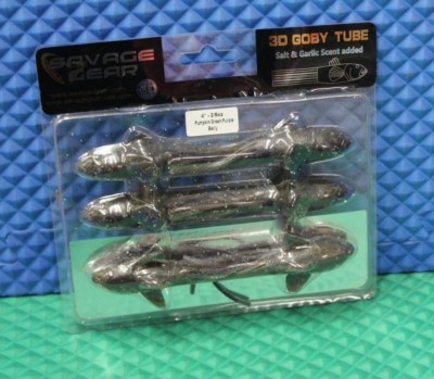 Savage Gear 3D Goby Tube – 6 Appâts à Gobie, Modèle GT-100