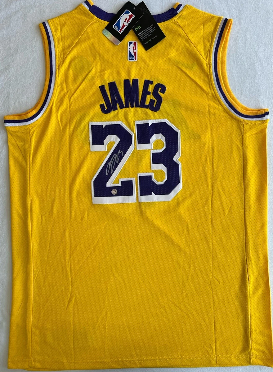 Authentic lakers deals jersey lebron james