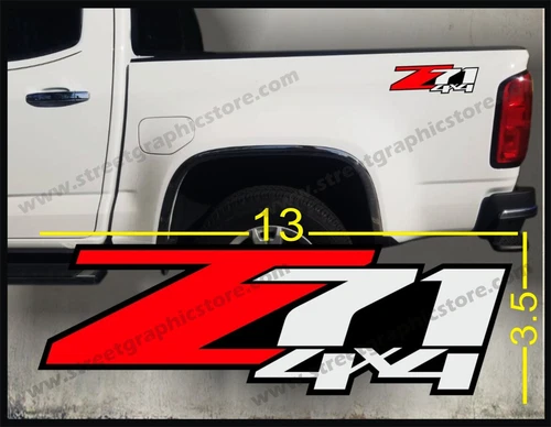 Z71 4x4 Off Road Decals Stickers Chevy Silverado GMC Sierra