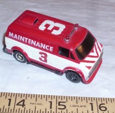 TYCO 3 MAINTENANCE VAN COMMAND CONTROL HO SLOT CAR 1970s