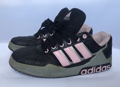 adidas - FS 180 Skate Shoes - Color Black/Pink/Gray - Size 4 1/2 Women