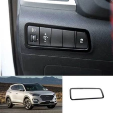 Black Titanium Driver's Side Dash Control Cover 1PC For Hyundai Tucson 16-2021