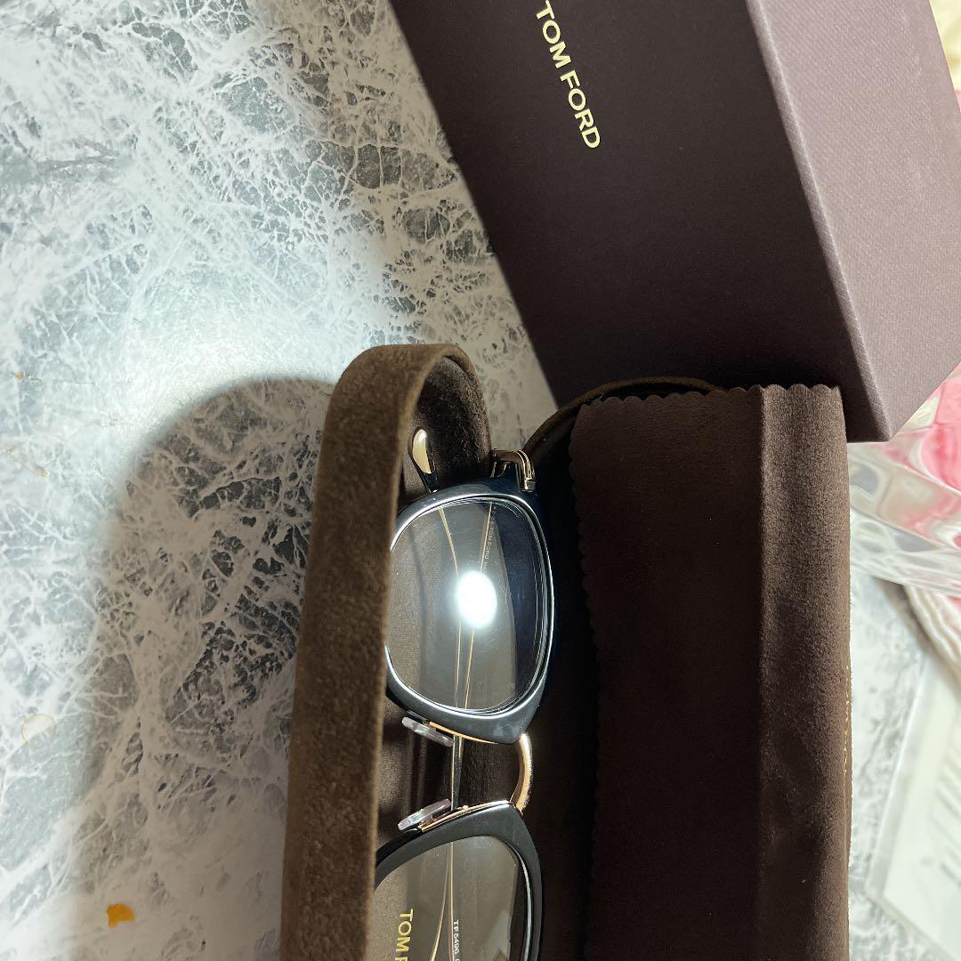 TOM FORD TF5496 001 Eyeglasses 47□23-145 Made in Italy with Case 