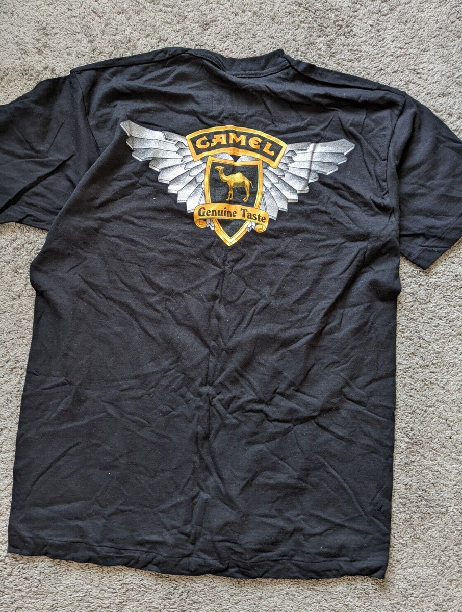 VTG UNWORN 90s CAMEL CIGARETTES WINGS LOGO GRAPHIC T-SHIRT MEN XL
