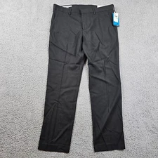 Pery Ellis Dress Pants Mens 36x30* Black Portfolio Slacks Performance Stretch