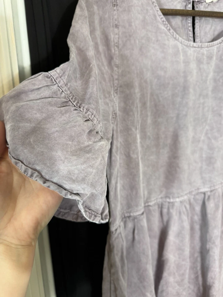Vestido para mujer grande Tea n Rose púrpura Grunge Boho Cottagecore Fairy Whimsigoth Foto 4 de 4