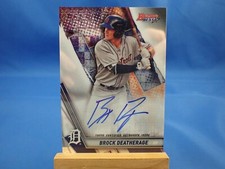 Bowman's Best 2019 Best of 2019 autograph Auto Brock Deatherage