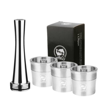 iCafilas Coffee Filters Capsule Pods Stainless Steel Reusable For illy Machines