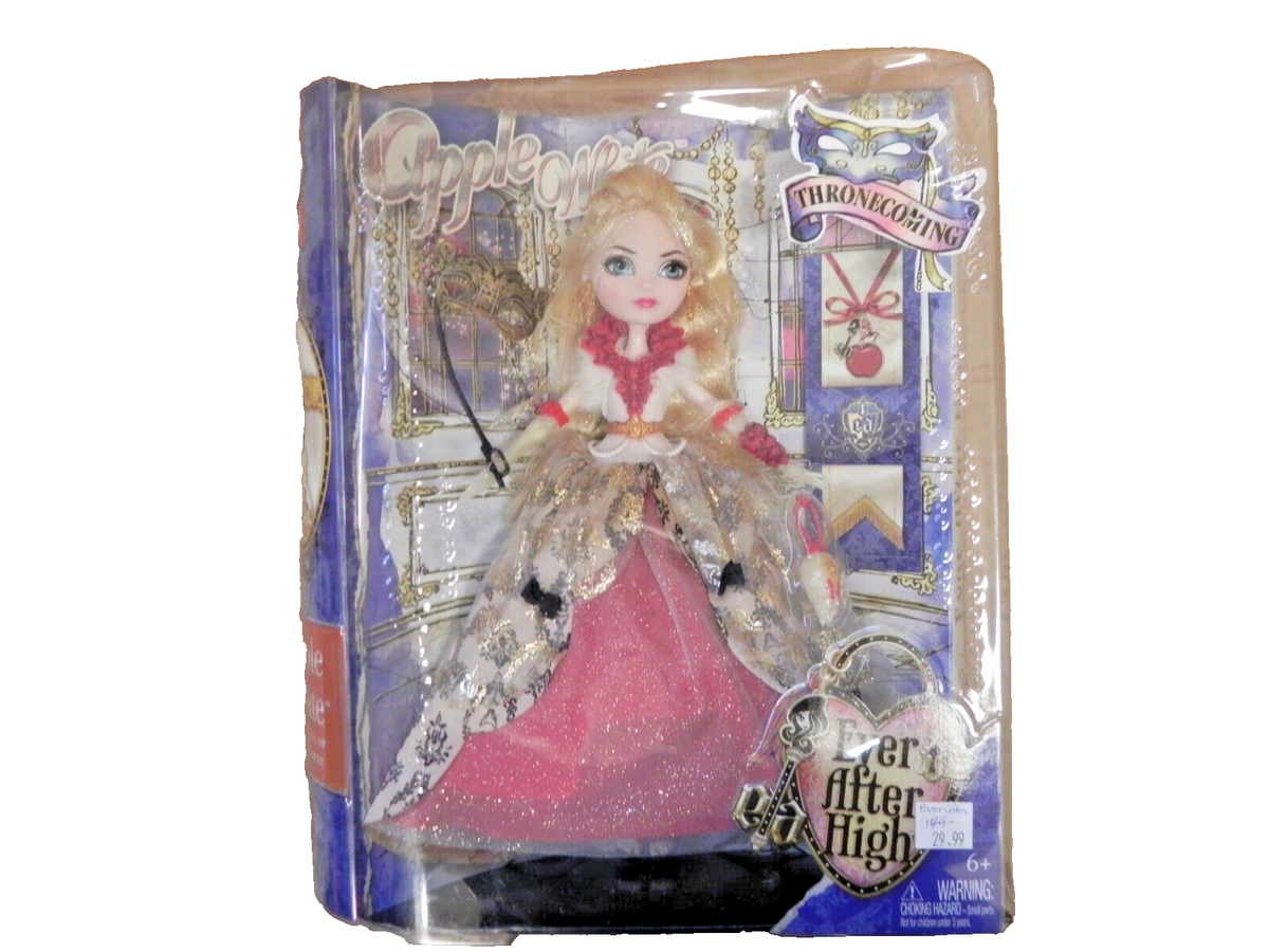 APPLE WHITE EVER AFTER HIGH THRONECOMING DOLL! MASQUERADE COSTUME